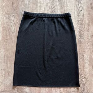 Misook Black Knee-Length Pencil Skirt for Work Size XS